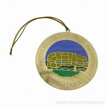 Etched Brass Bookmark, Decorated with Hanging String, Available in 0.4 or 0.5mm Thickness